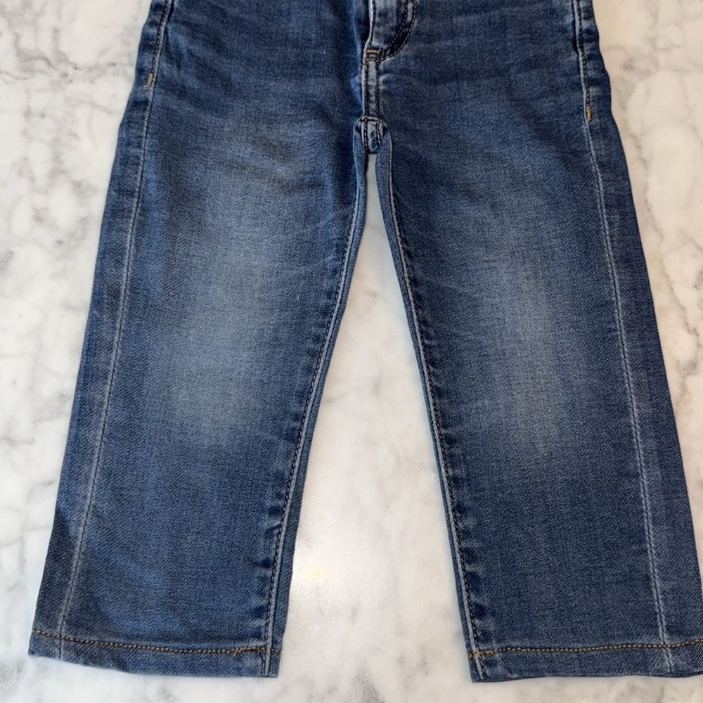 DL1961 Brady Slim Dark Blue Jeans 2T - Picture 4 of 6